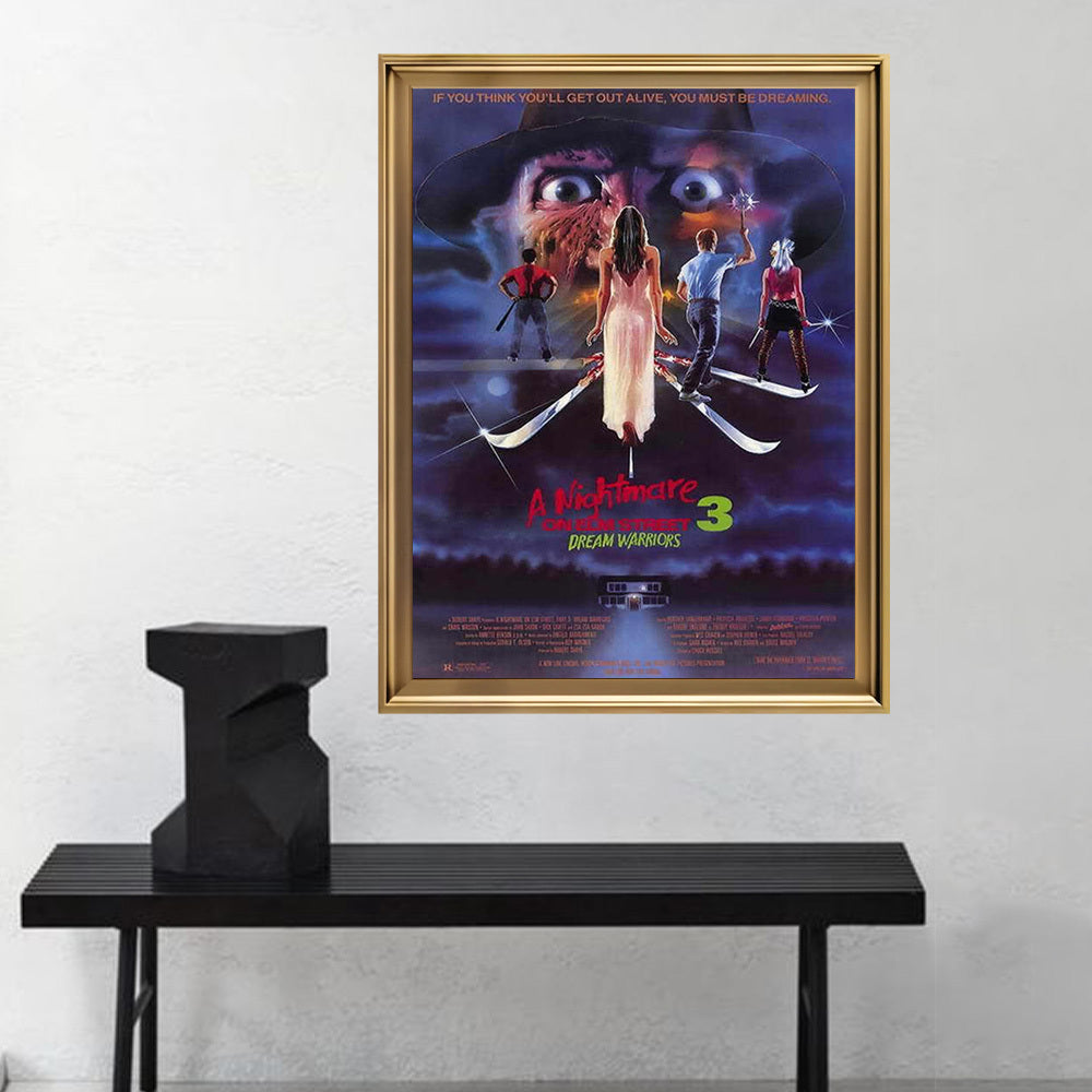 Freddy Krueger Horror Canvas Wall Art Print