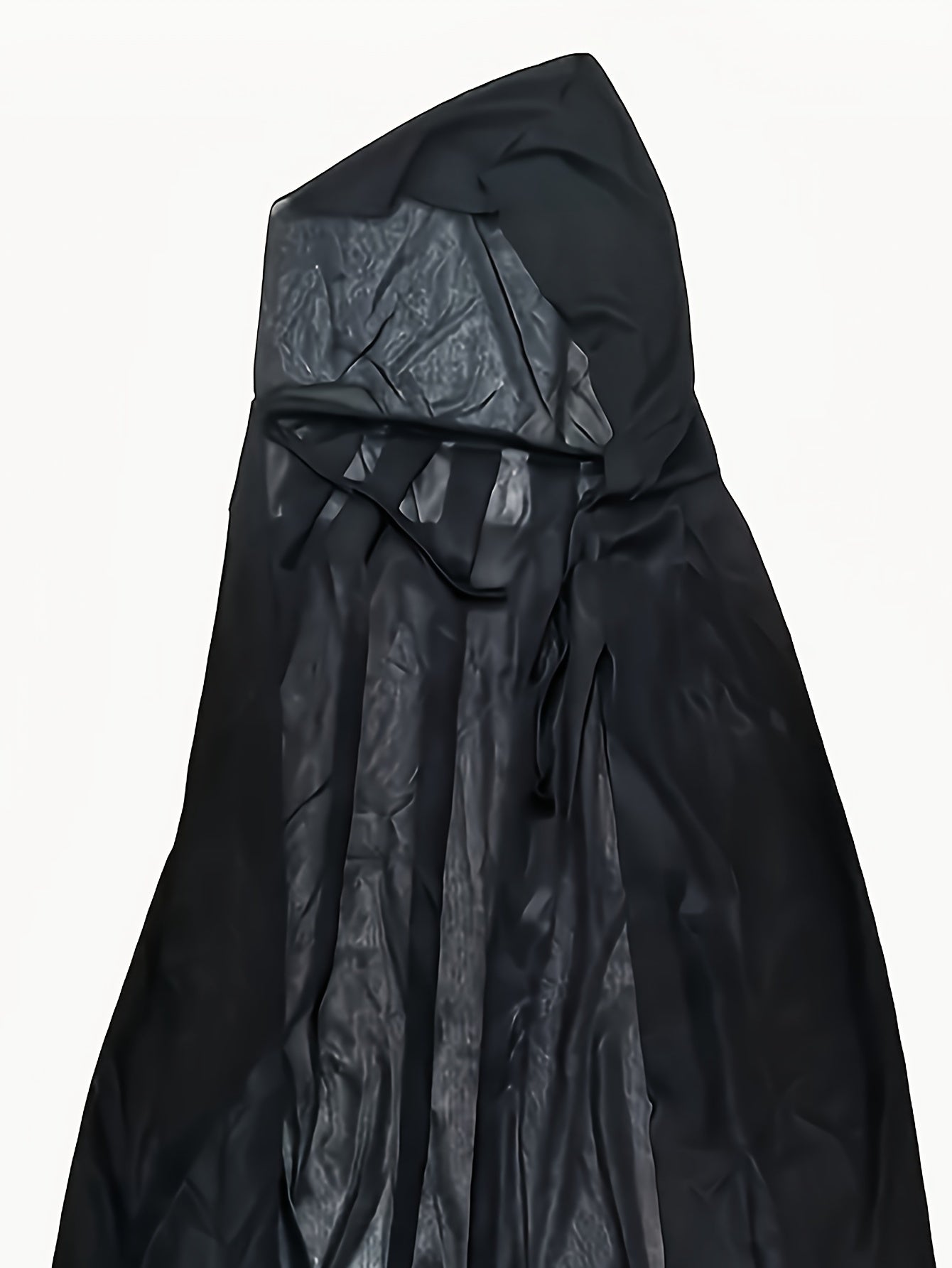 Single Layer Black Cape For Grim Reaper