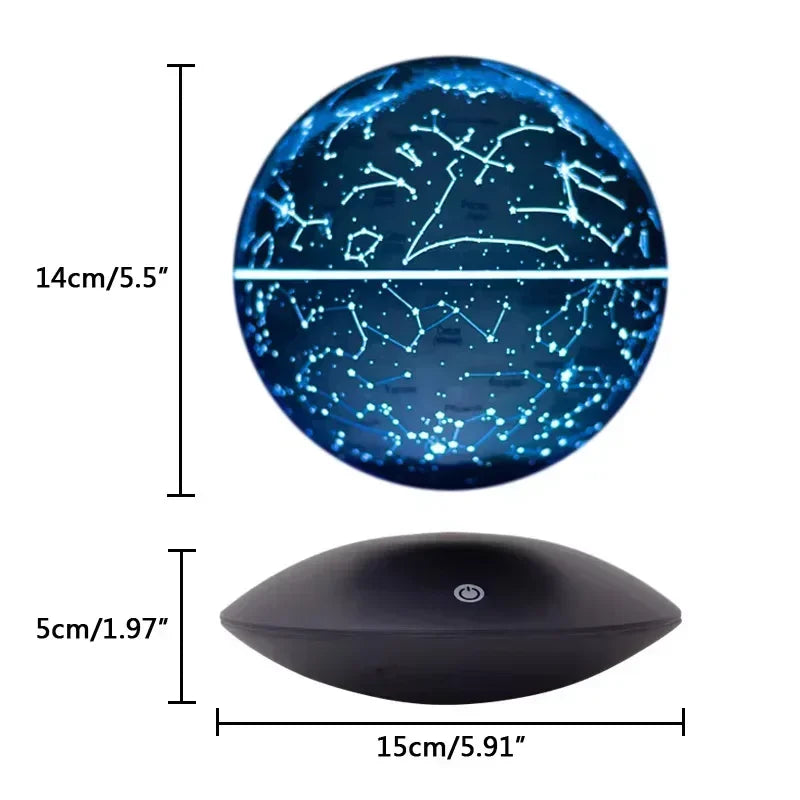 LevitateGlow: Floating Starry Night Lamp