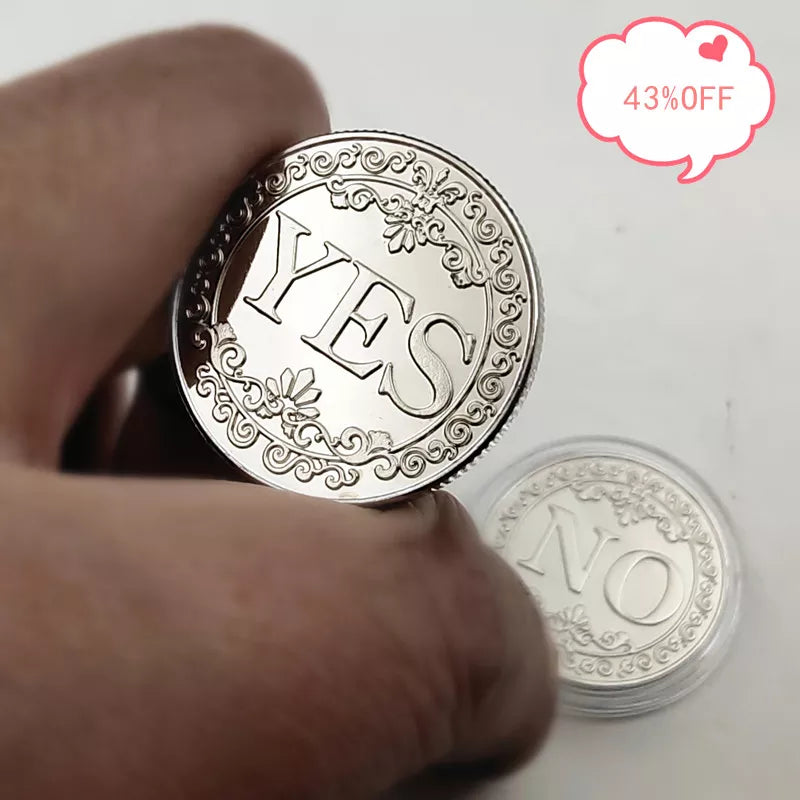 Diameter 25mm Coin YES or NO Make Decision