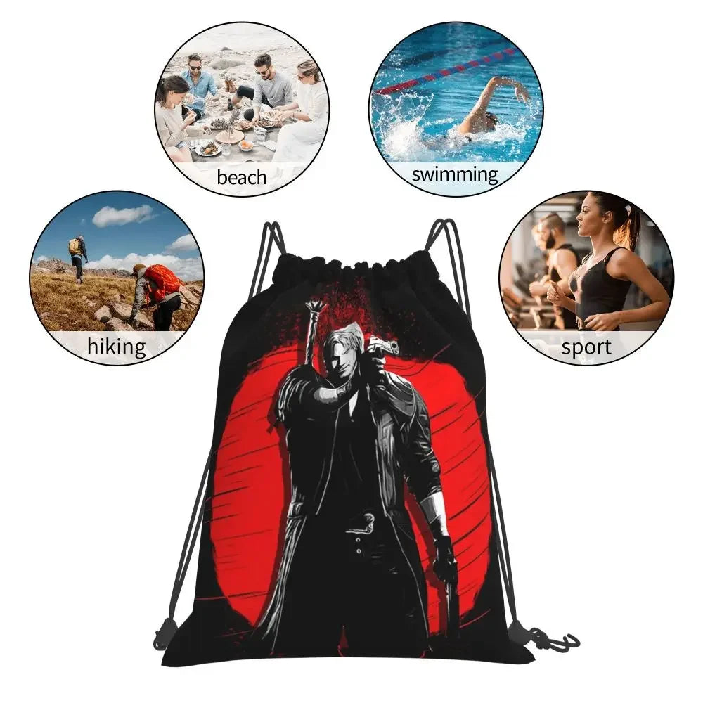 Dante Cry Drawstring Backpack - Student Essentials Bag