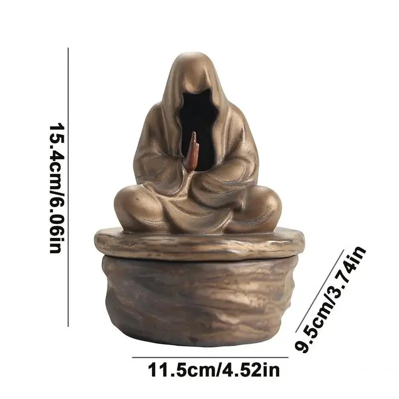 Zen Harmony Ceramic Incense Burner & Decor Holder
