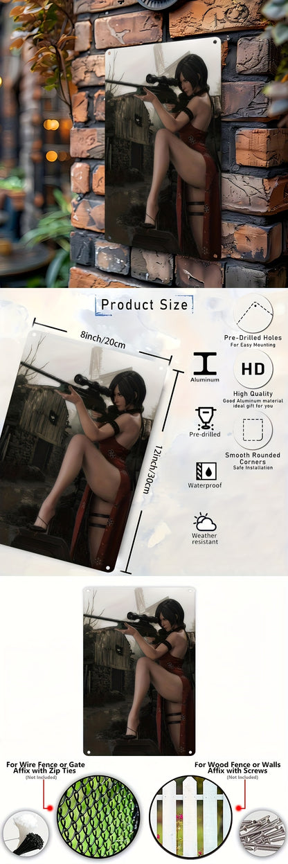Resident Evil Ashley Metal Wall Décor