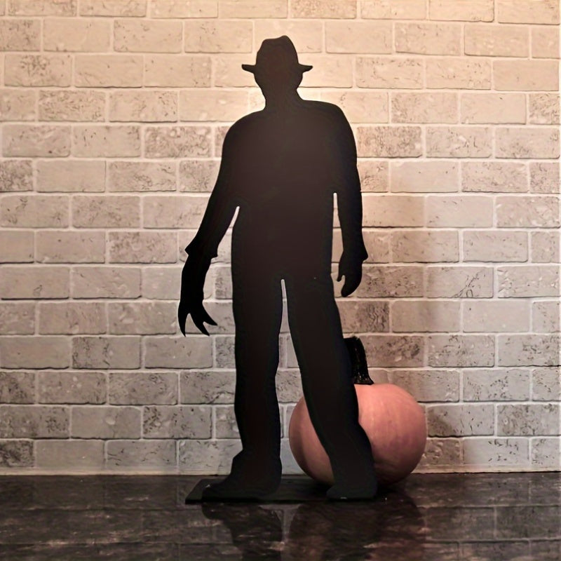 Ghostly Metal Shadow Alights: 4-Pack Halloween Decor
