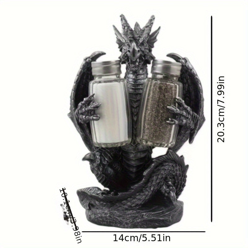 Gothic Statue Salt And Pepper Shakers Holder