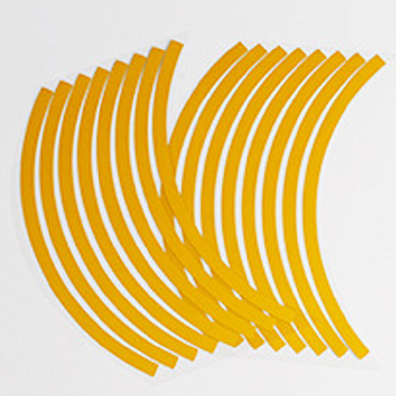 Reflective Rim Tape for Motorcycle Tires - Colorful Strips