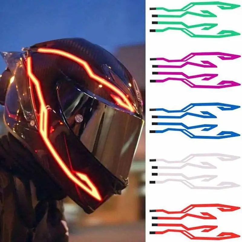 GlowRide: LED Safety Strip for Night Motorcycle Riding