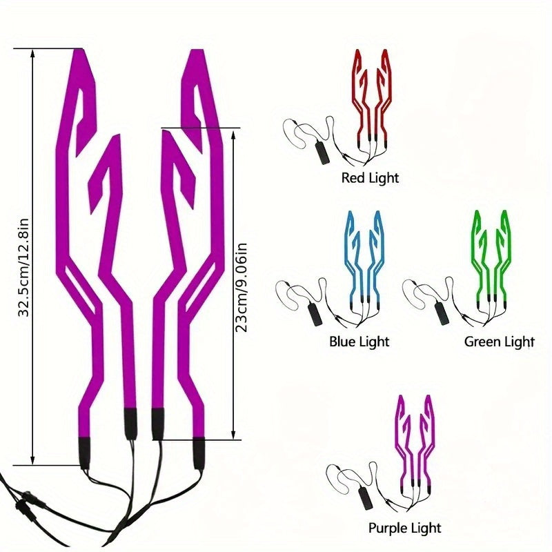 GlowRide: LED Safety Strip for Night Motorcycle Riding
