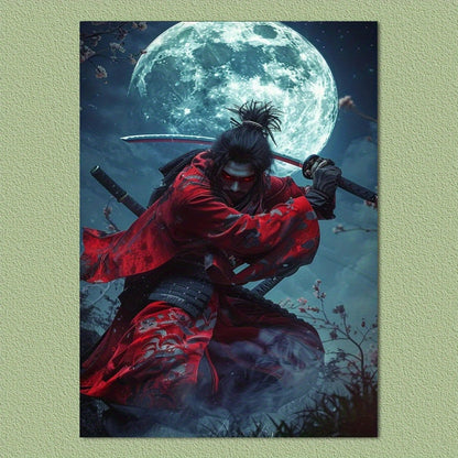 Samurai Spirit: Anime Canvas Wall Art Print