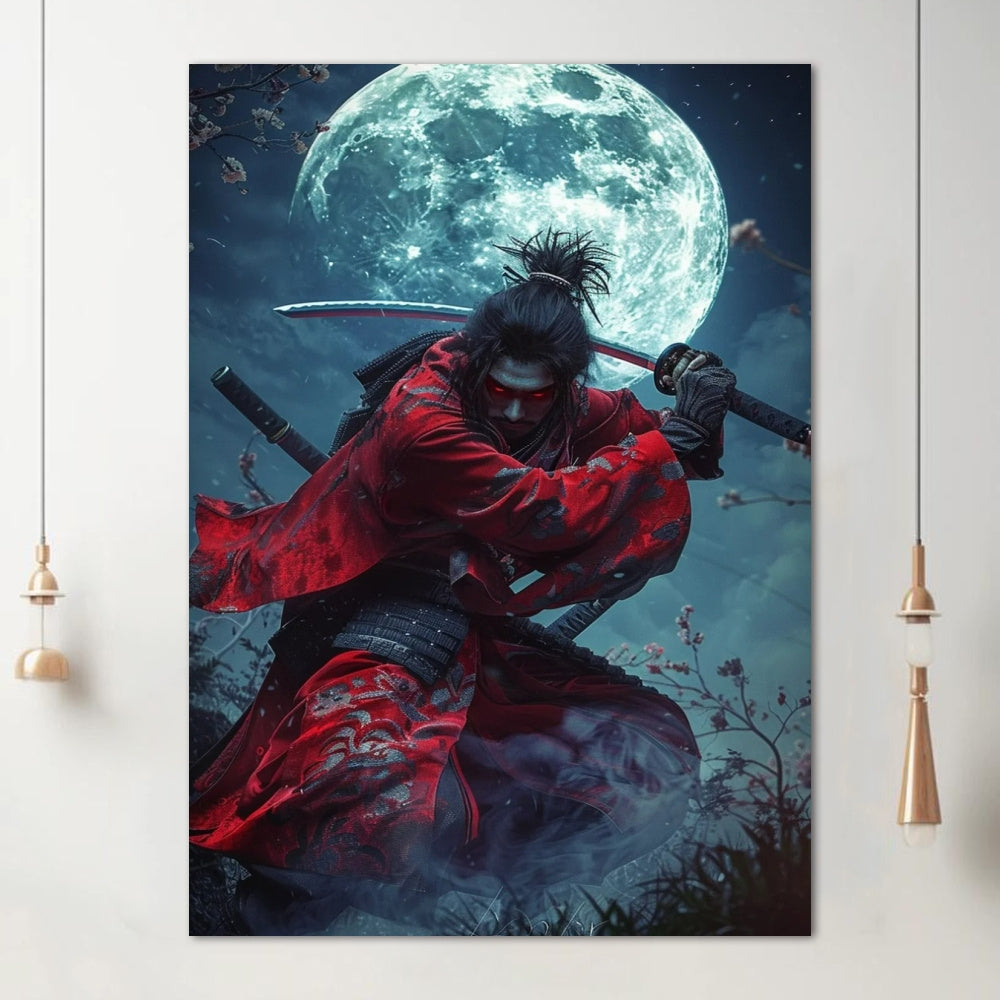 Samurai Spirit: Anime Canvas Wall Art Print
