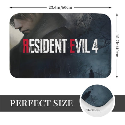RE4 Inspired Washable Doormat - Lightweight Polyester