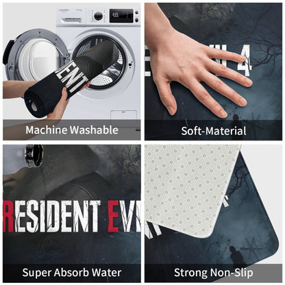 RE4 Inspired Washable Doormat - Lightweight Polyester