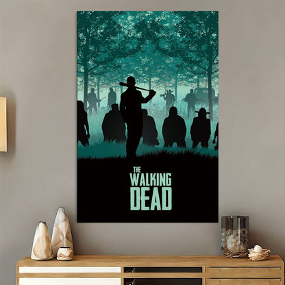 Zombie Art Canvas – The Walking Dead Decor