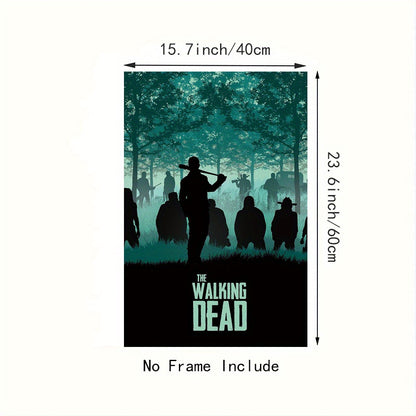 Zombie Art Canvas – The Walking Dead Decor