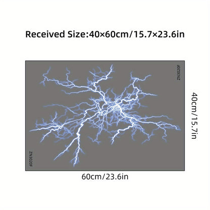Contemporary Lightning Bolt Wall Sticker