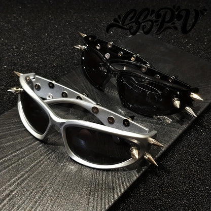 Rivet Cat Eye Shades - Cyber Chic Eyewear
