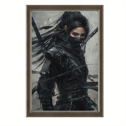 She-Devil Samurai Waterproof Canvas Wall Art
