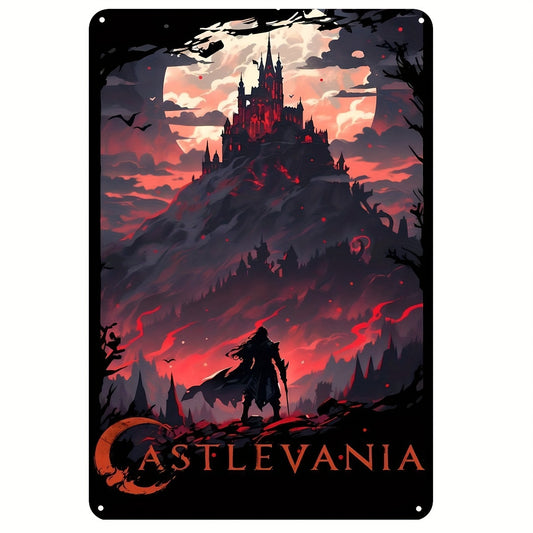 Metal Wall Sign - Castlevania Style