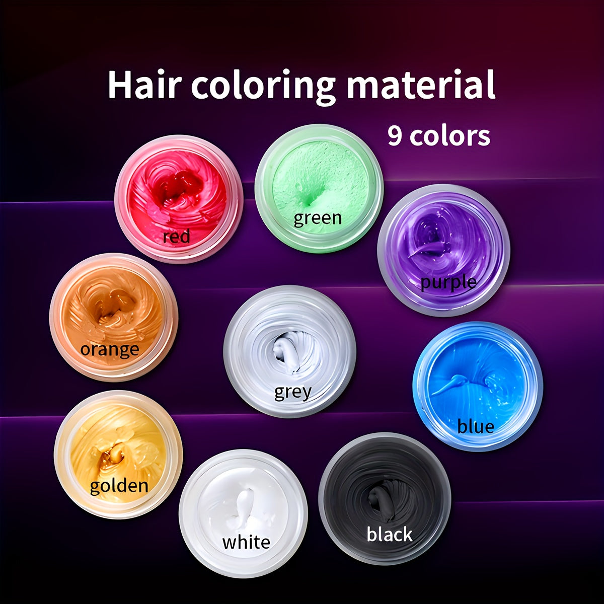 BIH Temporary Hair Color Mud - Easy Wash, Natural Hold