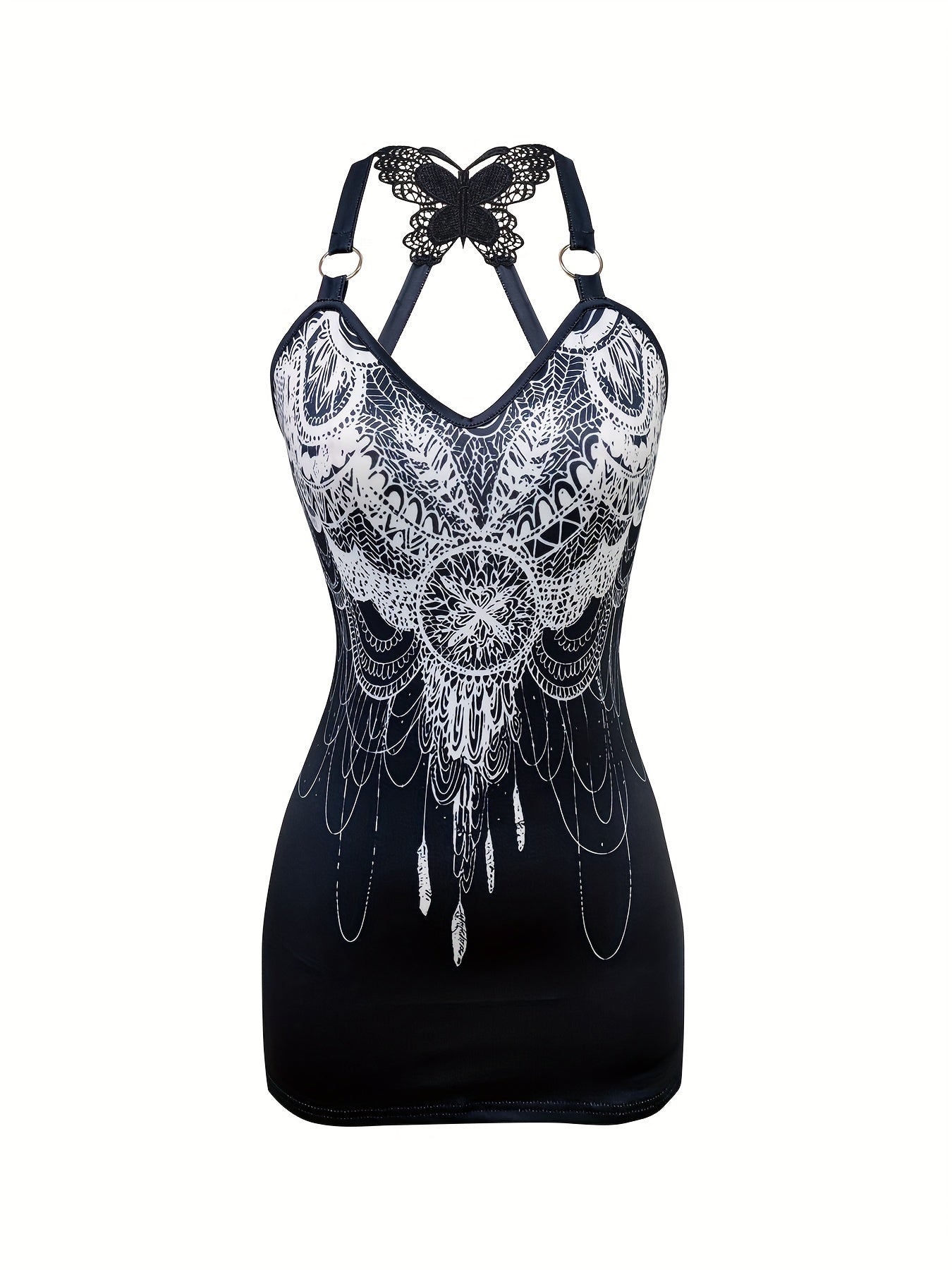 Butterfly Flare Ensemble: Ethnic Chic Set
