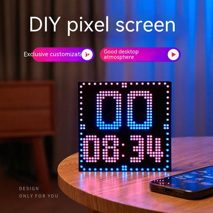 DIY Pixel Atmosphere Night Light E-sports Table Lamp