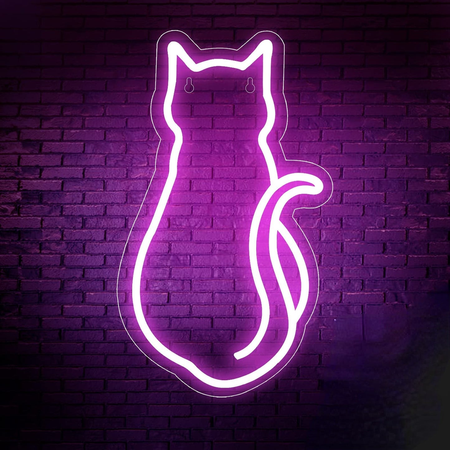 Led Neon Light Glowing Cat Night Light Gift