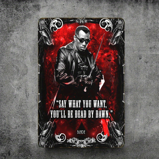 Blade-Inspired Metal Wall Art