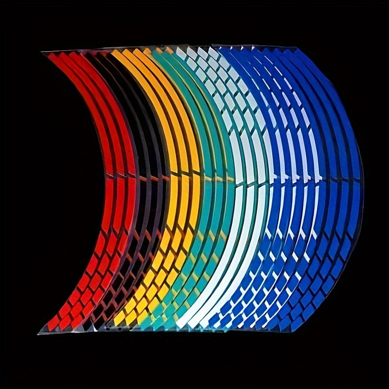 GlowGuard Reflective Tire Sticker Set for Wheels