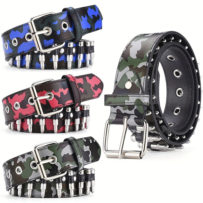Riveted Gothic Motorcycle Belt for Unisex Style