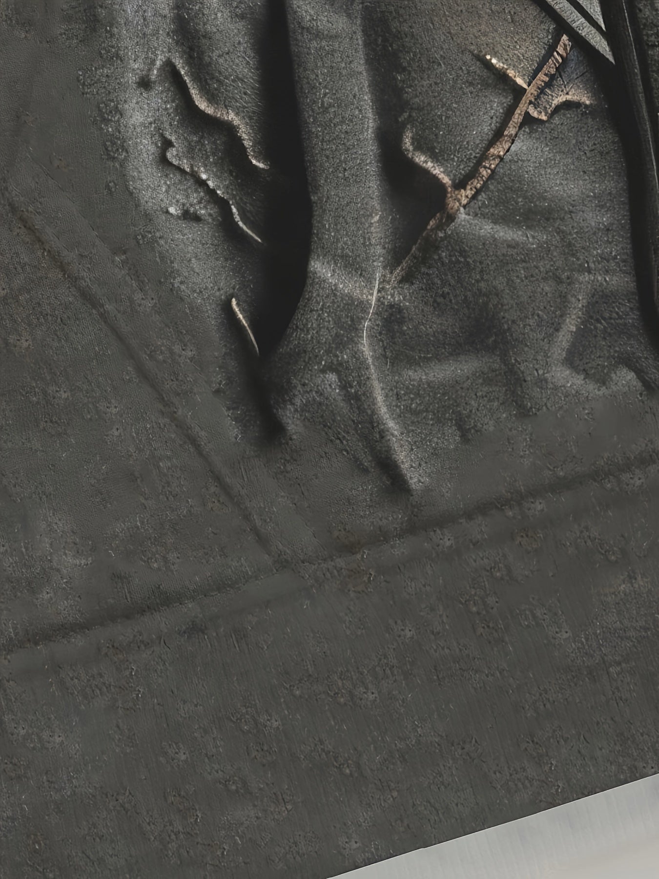 Raven Chic: Men's Stretchy Hoodie - Animal Print Style