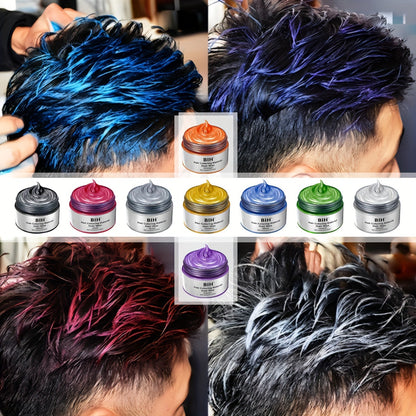 BIH Temporary Hair Color Mud - Easy Wash, Natural Hold