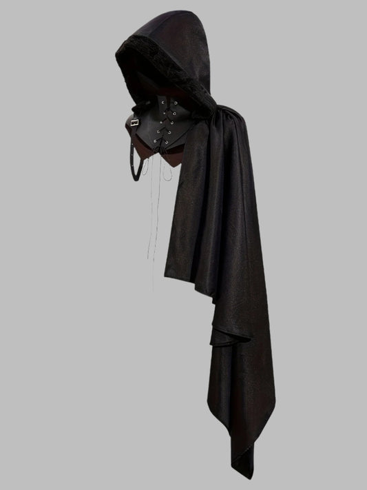 Medieval Plus Size Demon Vampire Cape Costume