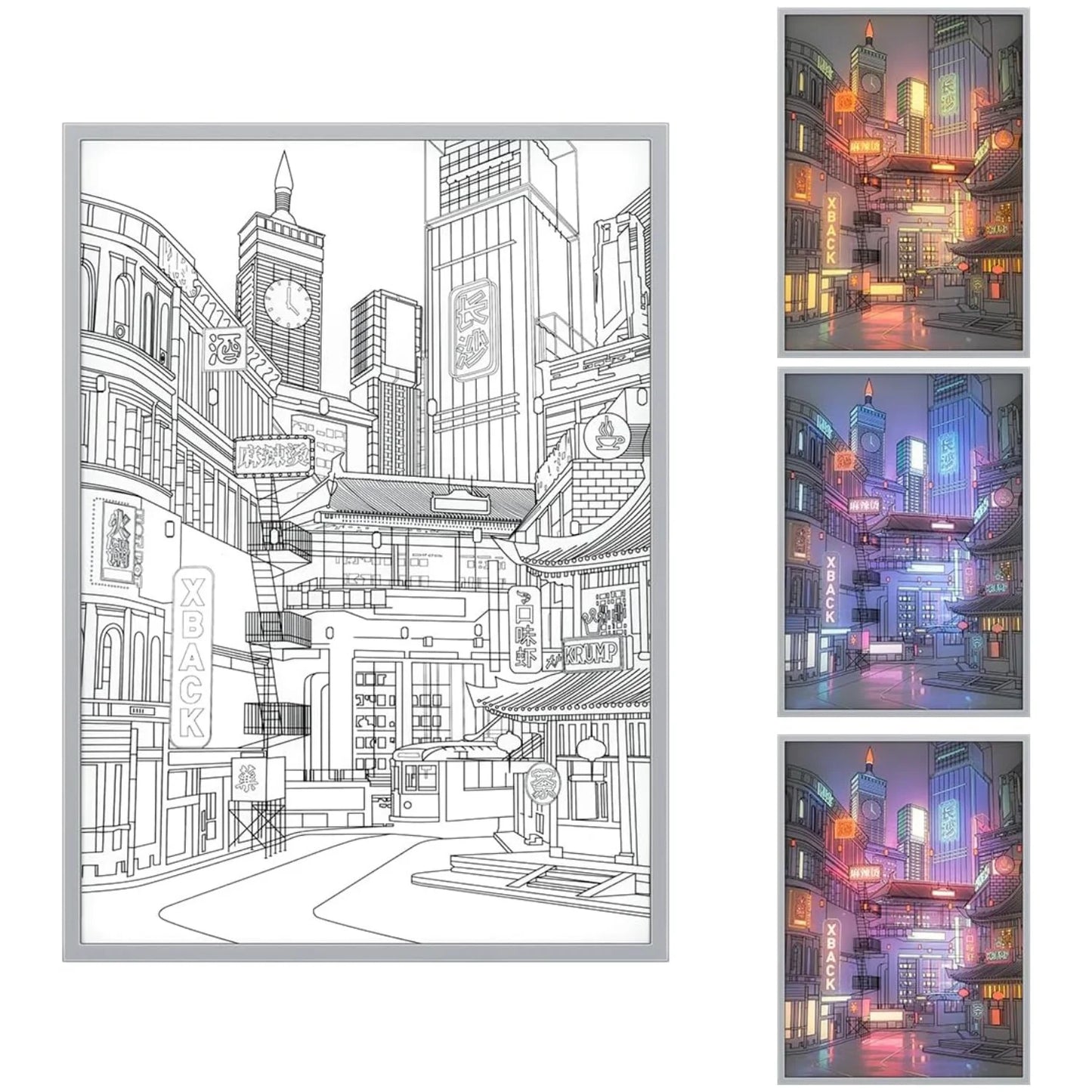 Anime LED Beautiful city night