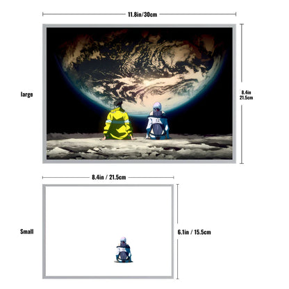 NeonGlow: Anime Cyberpunk LED Photo Light Frame