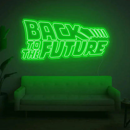 Back To The Future Neon Sign