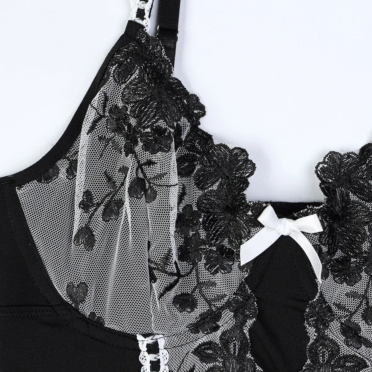 Seductively Yours: Lace Embrace Bodysuit