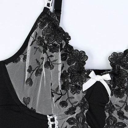 Seductively Yours: Lace Embrace Bodysuit