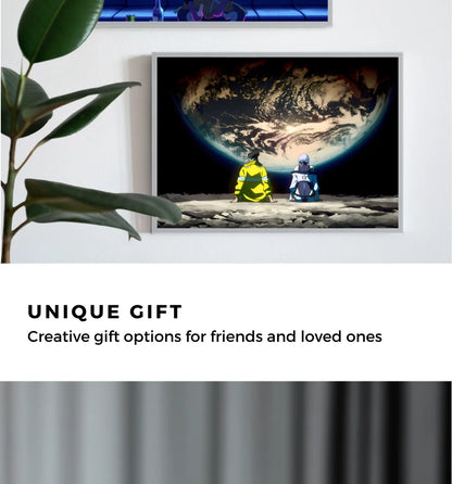 NeonGlow: Anime Cyberpunk LED Photo Light Frame