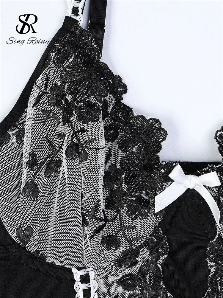 Seductively Yours: Lace Embrace Bodysuit