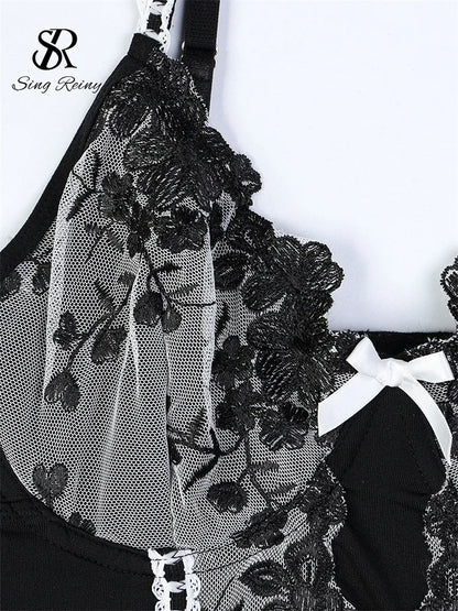 Seductively Yours: Lace Embrace Bodysuit