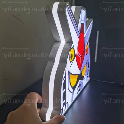 Gundam Glow: 3D LED Nightlight & Wall Decor