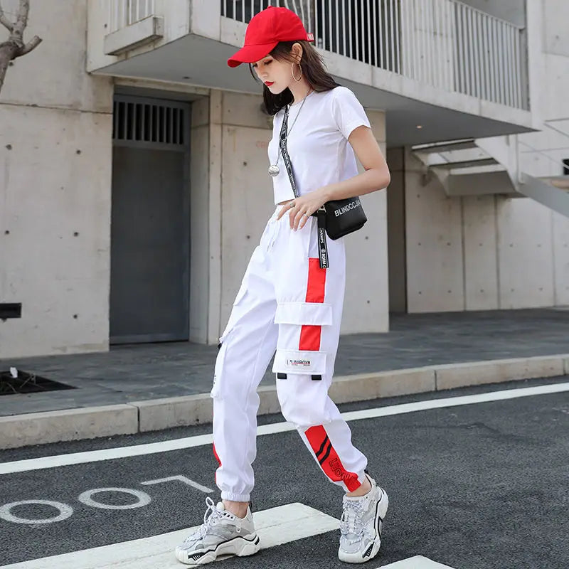 Women's Joggers Casual Sports Sweatpants Trousers Black