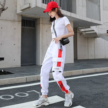 Women's Joggers Casual Sports Sweatpants Trousers Black
