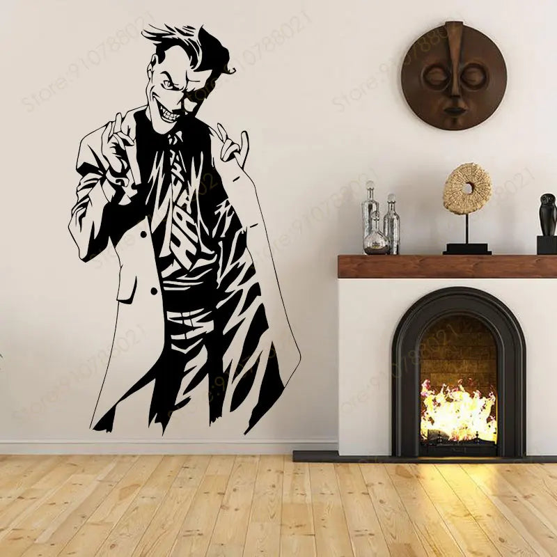 Joker Decal: Vibrant Vinyl Wall Art for Rooms