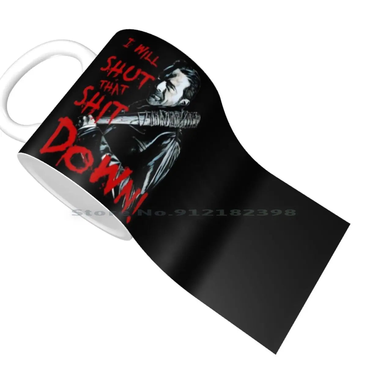 Negan's Horror Mug: Walking Dead Ceramic Cups
