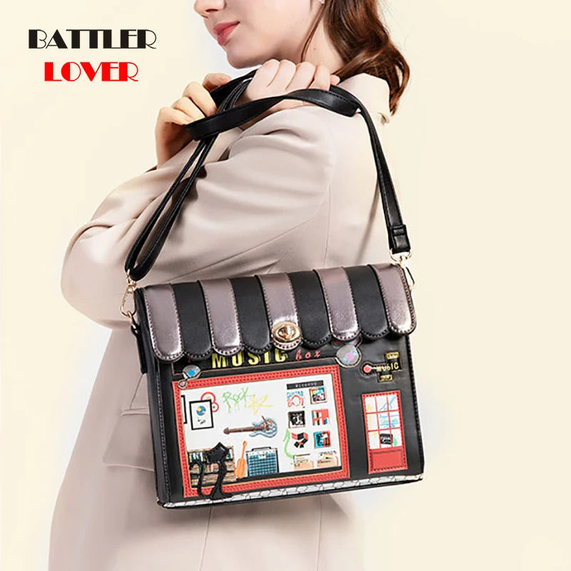 New Punk Rock Motorcycle Bag For Women