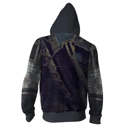 Witcher's 3D Cosplay Hoodie for All Ages