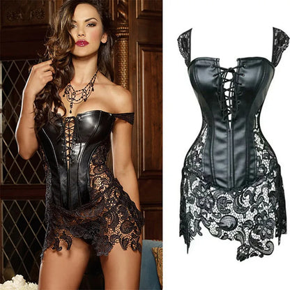 Product Name: Curvy Gothic Steampunk Lace-Up Corset