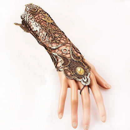Women's Vintage Steampunk Gloves