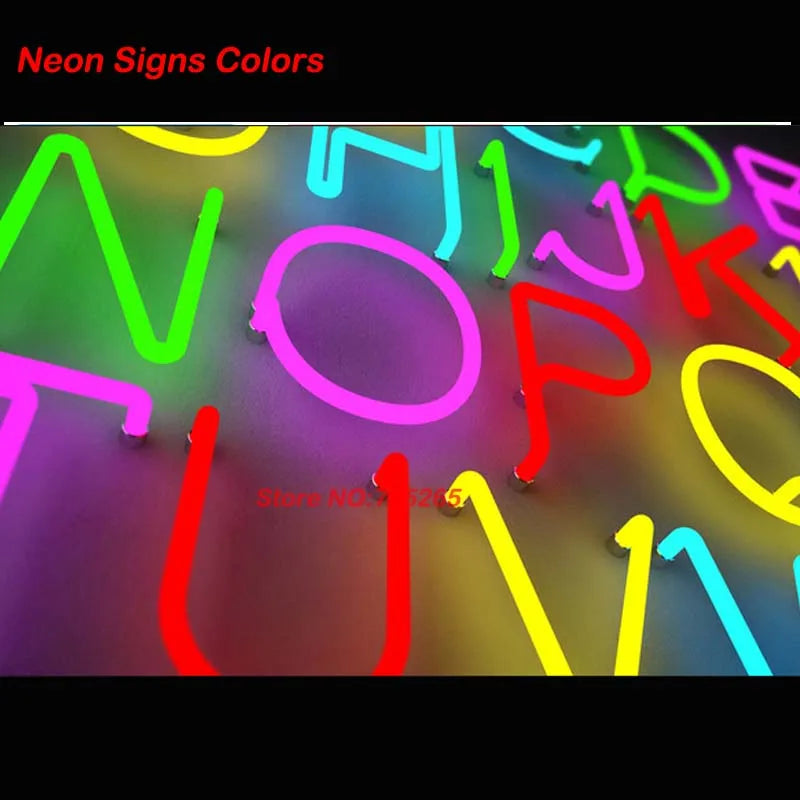 Custom Neon Tattoo Sign - Handmade Glass Light